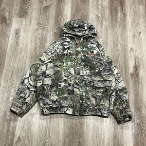 Mossy Oak Mountain Country Insulated Camo Bomber Jacket Men's Size XL
